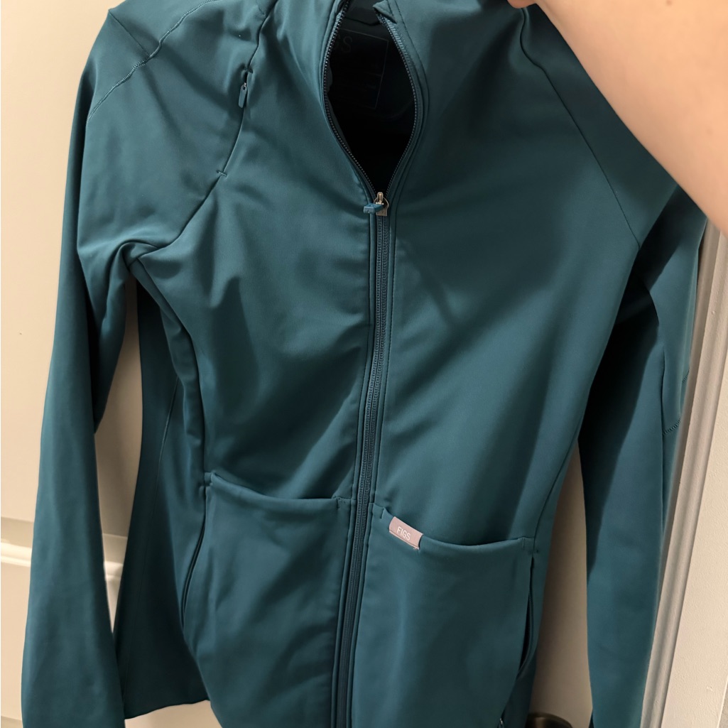 Figs Full Zip Jacket Size Xs